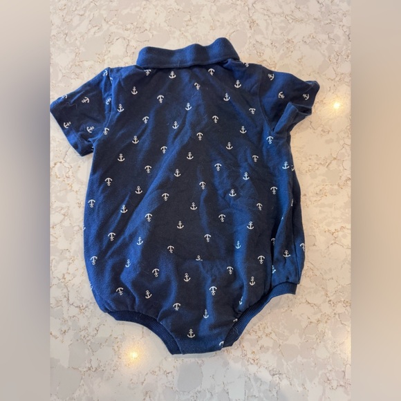 Old navy - Navy Blue Baby Onesie with Anchor Print - Picture 5 of 5